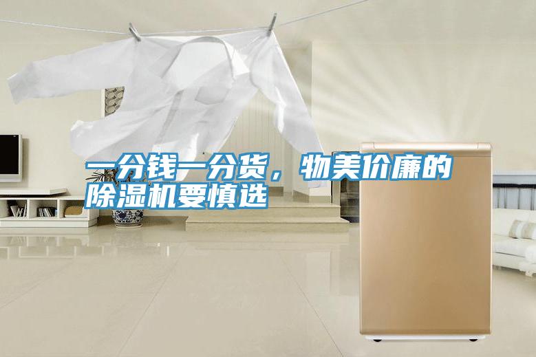 一分錢(qián)一分貨，物美價(jià)廉的除濕機(jī)要慎選