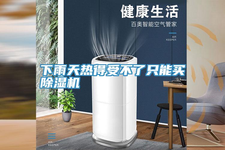 下雨天熱得受不了只能買除濕機(jī)