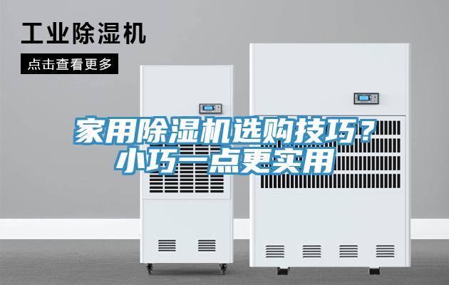 家用除濕機(jī)選購技巧？小巧一點更實用