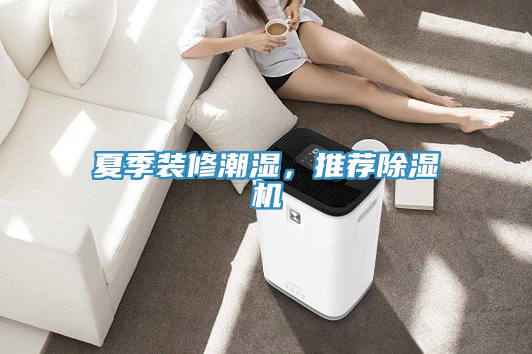 夏季裝修潮濕，推薦除濕機