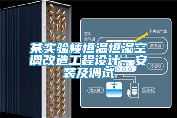 某實(shí)驗(yàn)樓恒溫恒濕空調(diào)改造工程設(shè)計(jì)、安裝及調(diào)試