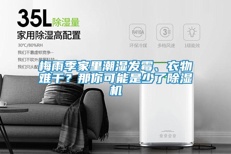 梅雨季家里潮濕發(fā)霉、衣物難干？那你可能是少了除濕機