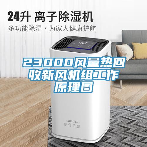 23000風(fēng)量熱回收新風(fēng)機(jī)組工作原理圖
