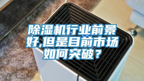 除濕機行業(yè)前景好,但是目前市場如何突破？