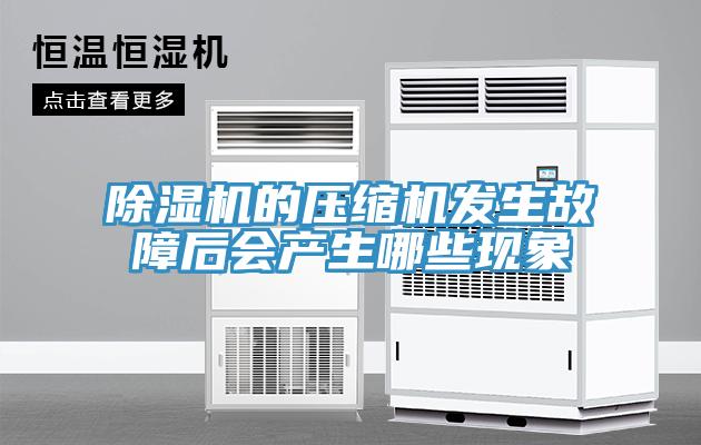 除濕機(jī)的壓縮機(jī)發(fā)生故障后會(huì)產(chǎn)生哪些現(xiàn)象
