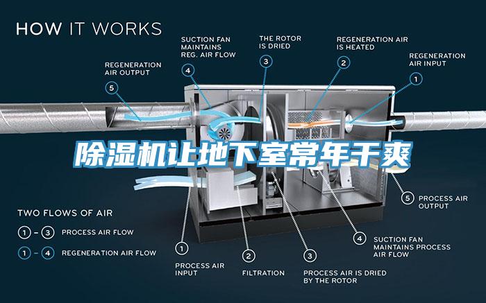 除濕機讓地下室常年干爽