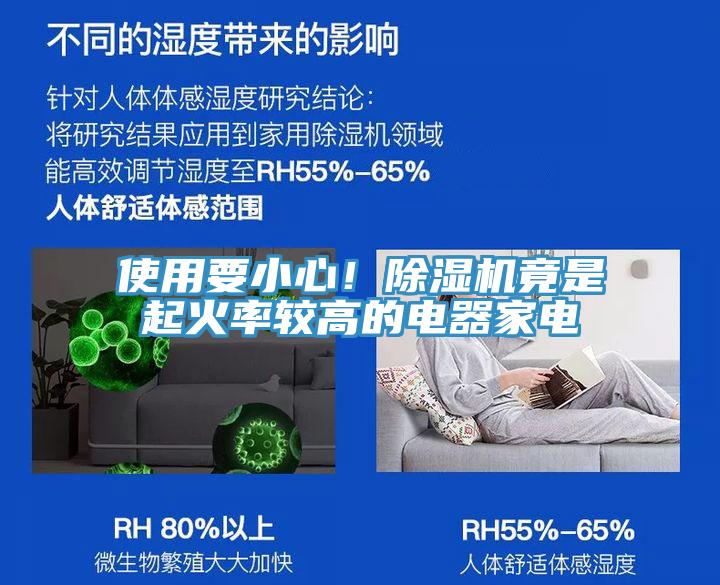 使用要小心！除濕機竟是起火率較高的電器家電