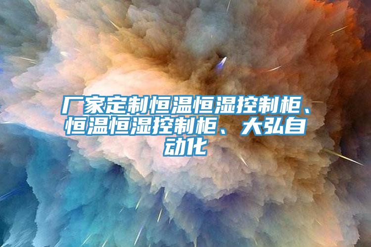 廠家定制恒溫恒濕控制柜、恒溫恒濕控制柜、大弘自動化