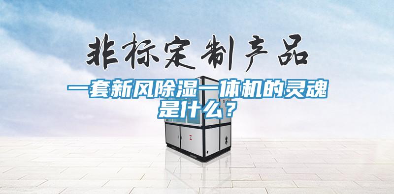 一套新風(fēng)除濕一體機的靈魂是什么？