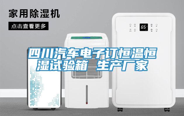 四川汽車(chē)電子訂恒溫恒濕試驗(yàn)箱 生產(chǎn)廠家