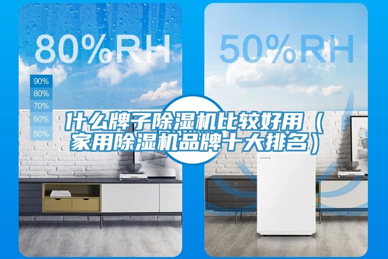 什么牌子除濕機比較好用（家用除濕機品牌十大排名）