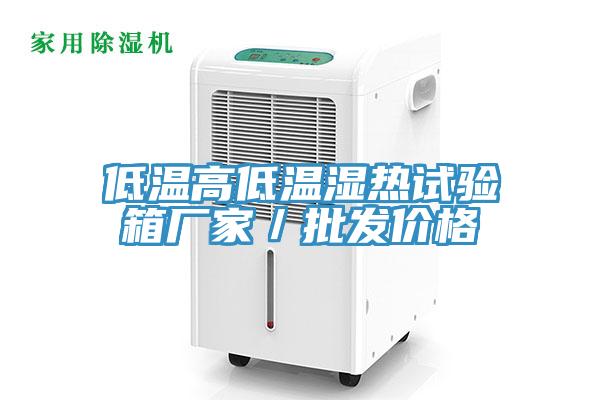 低溫高低溫濕熱試驗(yàn)箱廠家／批發(fā)價(jià)格