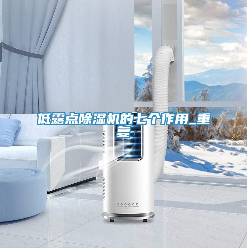 低露點(diǎn)除濕機(jī)的七個作用_重復(fù)