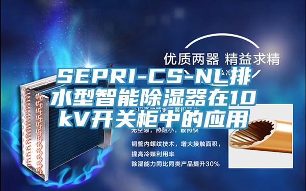 SEPRI-CS-NL排水型智能除濕器在10kV開關(guān)柜中的應用