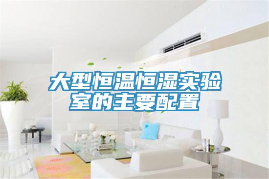 大型恒溫恒濕實(shí)驗(yàn)室的主要配置