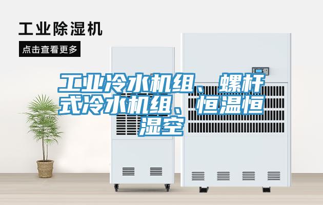 工業(yè)冷水機組、螺桿式冷水機組、恒溫恒濕空