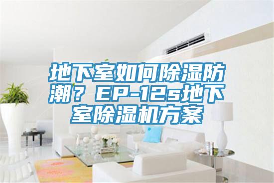 地下室如何除濕防潮？EP-12s地下室除濕機方案