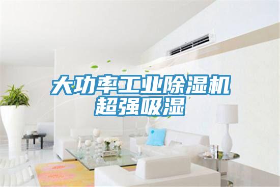 大功率工業(yè)除濕機超強吸濕