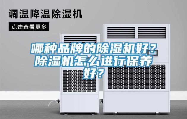 哪種品牌的除濕機(jī)好？除濕機(jī)怎么進(jìn)行保養(yǎng)好？