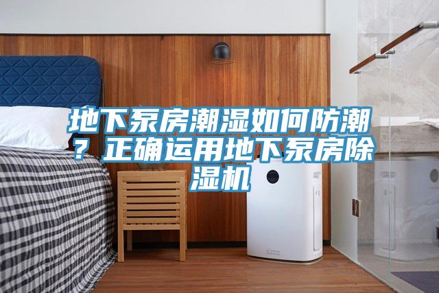 地下泵房潮濕如何防潮？正確運用地下泵房除濕機