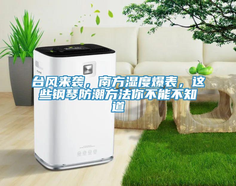 臺風(fēng)來襲，南方濕度爆表，這些鋼琴防潮方法你不能不知道