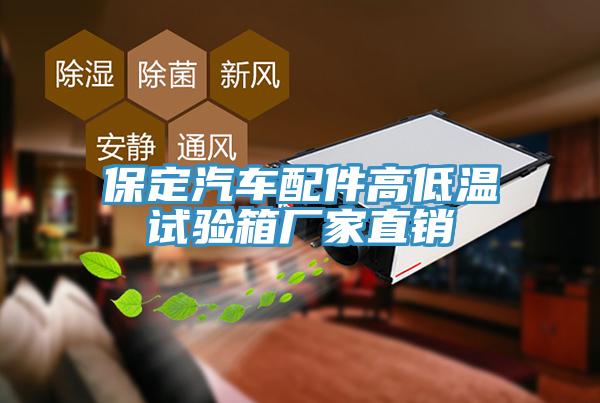 保定汽車(chē)配件高低溫試驗(yàn)箱廠家直銷(xiāo)