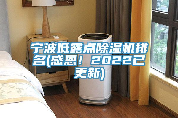 寧波低露點(diǎn)除濕機(jī)排名(感恩！2022已更新)