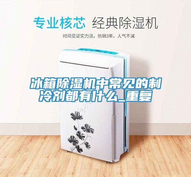 冰箱除濕機(jī)中常見的制冷劑都有什么_重復(fù)