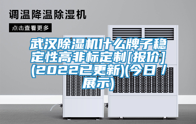 武漢除濕機(jī)什么牌子穩(wěn)定性高非標(biāo)定制[報(bào)價(jià)](2022已更新)(今日／展示)
