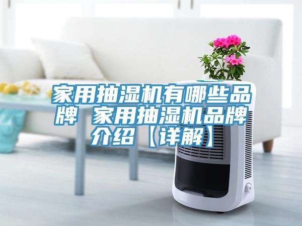 家用抽濕機(jī)有哪些品牌 家用抽濕機(jī)品牌介紹【詳解】