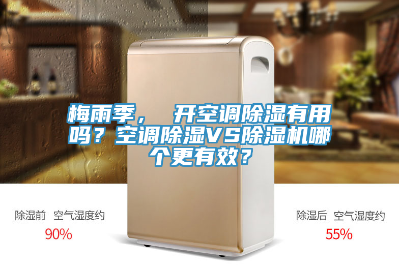 梅雨季， 開空調除濕有用嗎？空調除濕VS除濕機哪個更有效？
