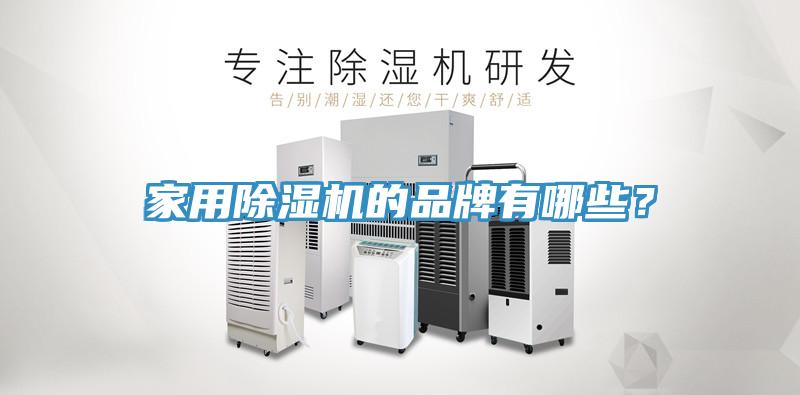 家用除濕機的品牌有哪些？