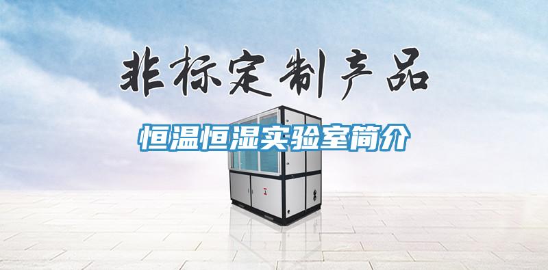 恒溫恒濕實(shí)驗(yàn)室簡介
