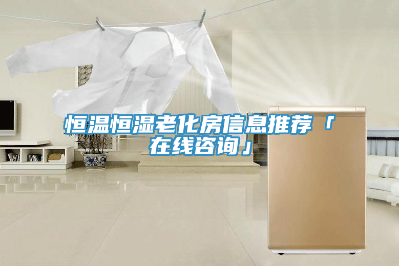 恒溫恒濕老化房信息推薦「在線咨詢」