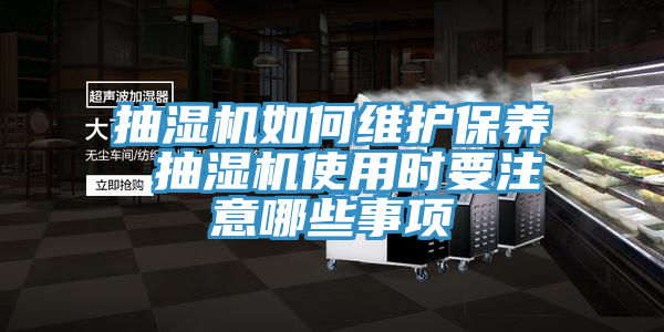 抽濕機(jī)如何維護(hù)保養(yǎng) 抽濕機(jī)使用時(shí)要注意哪些事項(xiàng)