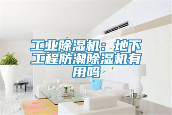 工業(yè)除濕機：地下工程防潮除濕機有用嗎