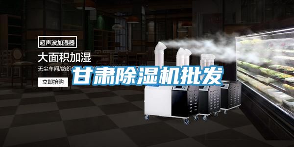 甘肅除濕機批發(fā)