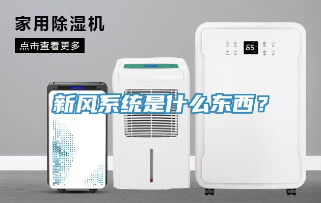 新風(fēng)系統(tǒng)是什么東西？