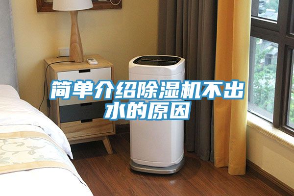 簡單介紹除濕機不出水的原因