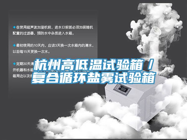 杭州高低溫試驗(yàn)箱／復(fù)合循環(huán)鹽霧試驗(yàn)箱