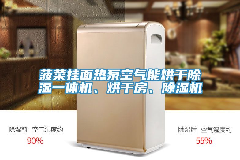 菠菜掛面熱泵空氣能烘干除濕一體機、烘干房、除濕機