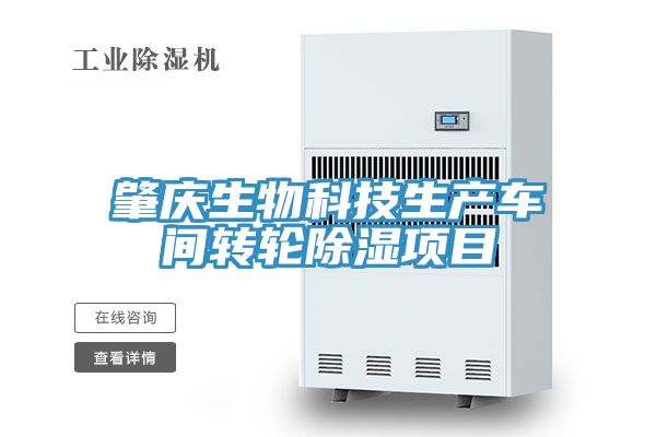 肇慶生物科技生產(chǎn)車間轉(zhuǎn)輪除濕項(xiàng)目