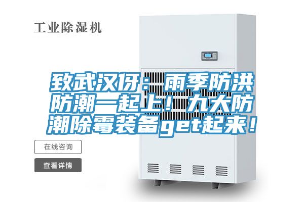 致武漢伢：雨季防洪防潮一起上！九大防潮除霉裝備get起來(lái)！