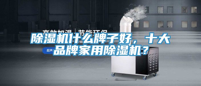 除濕機什么牌子好，十大品牌家用除濕機？