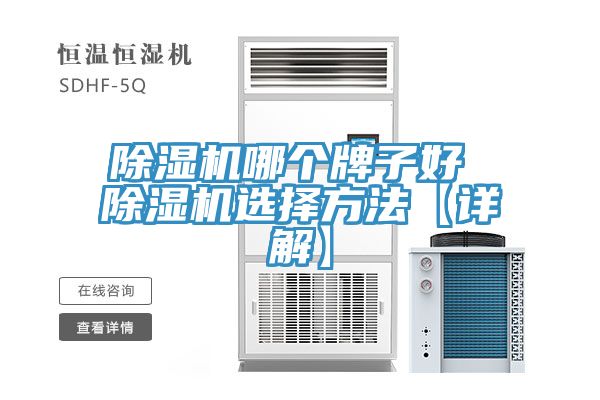 除濕機(jī)哪個牌子好 除濕機(jī)選擇方法【詳解】
