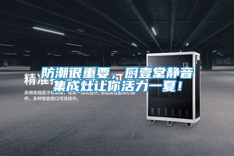 防潮很重要，廚壹堂靜音集成灶讓你活力一夏！