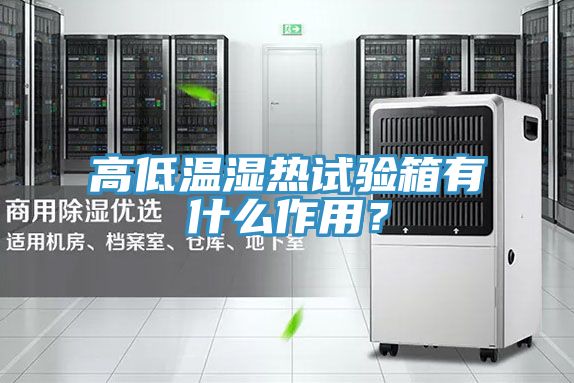 高低溫濕熱試驗(yàn)箱有什么作用？