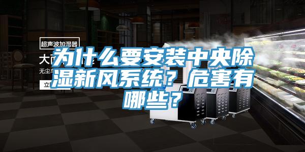 為什么要安裝中央除濕新風(fēng)系統(tǒng)？危害有哪些？
