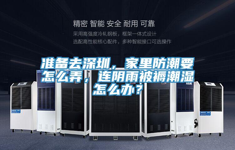 準(zhǔn)備去深圳，家里防潮要怎么弄，連陰雨被褥潮濕怎么辦？